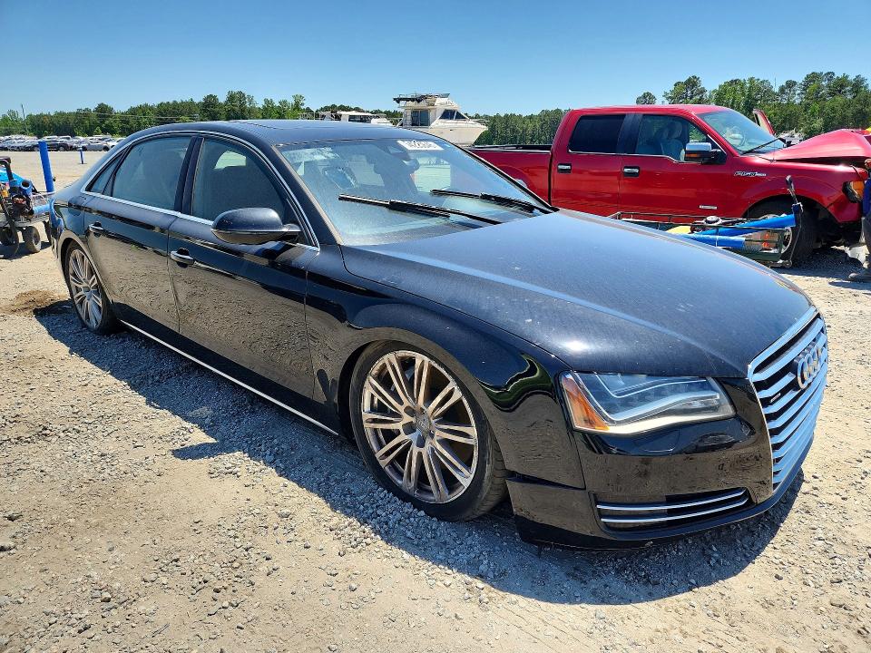 2013 Audi A8 VIN WAUR2AFD2DN010455 COPART salvage auction — NORMAL WEAR, Nc - Dealer Only Clean Title, sold $1,400 on 2026-07-27 (photo 4)