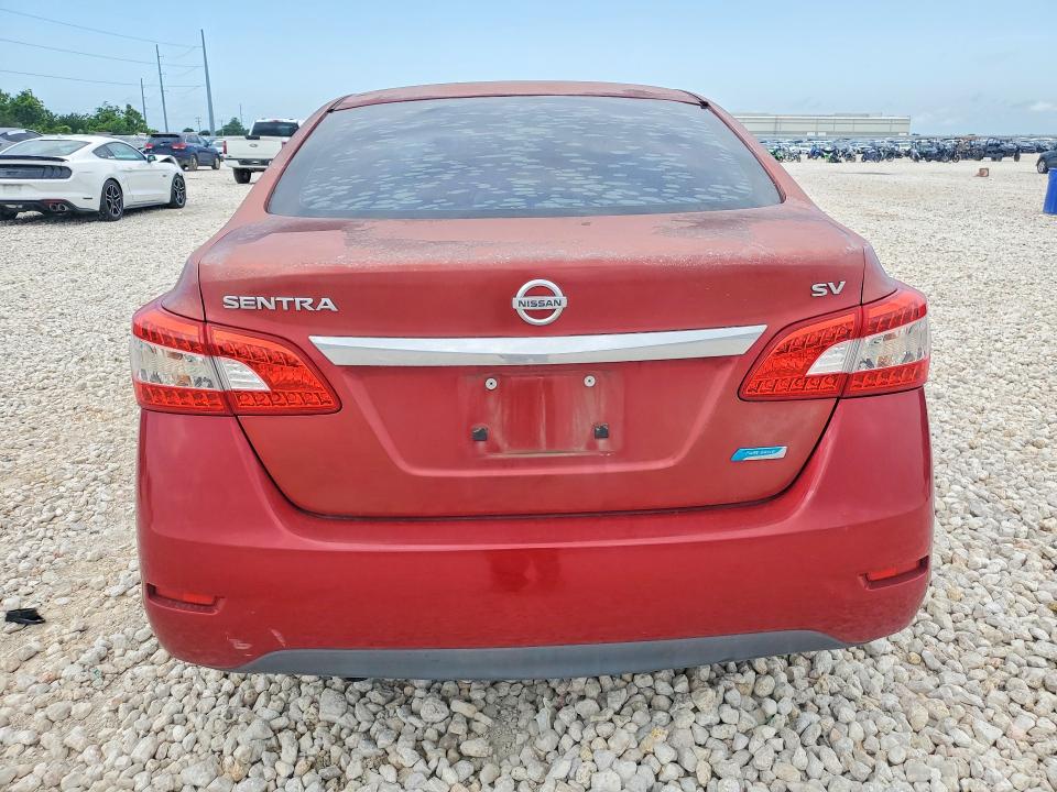 2014 Nissan Sentra VIN 3N1AB7AP8EY304129 COPART salvage auction — FRONT END, Tx - Salvage Vehicle Title, sold $450 on 2026-07-09 (photo 6)