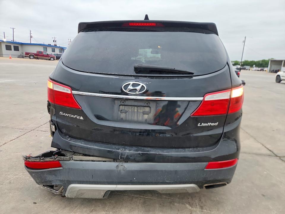 2015 Hyundai Santa fe VIN KM8SN4HF4FU105633 COPART salvage auction — REAR END, Tx - Salvage Vehicle Title, sold $225 on 2026-07-23 (photo 6)
