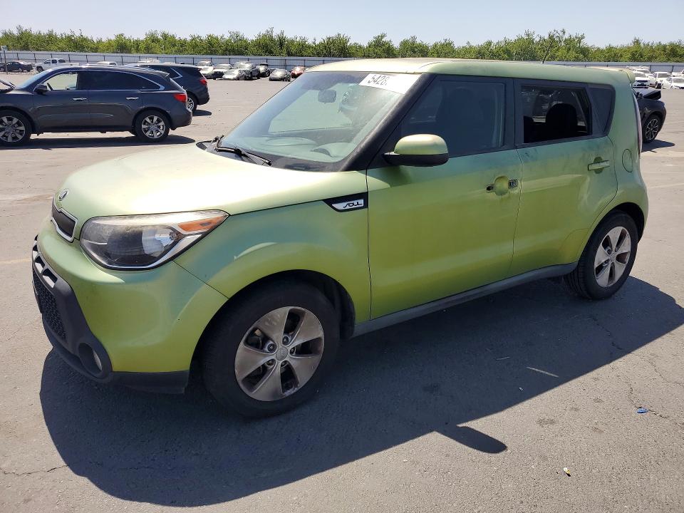 2015 Kia Soul VIN KNDJN2A26F7760211 COPART salvage auction — VANDALISM, Ca - Salvage Certificate, sold $1,100 on 2026-07-09 (photo 1)