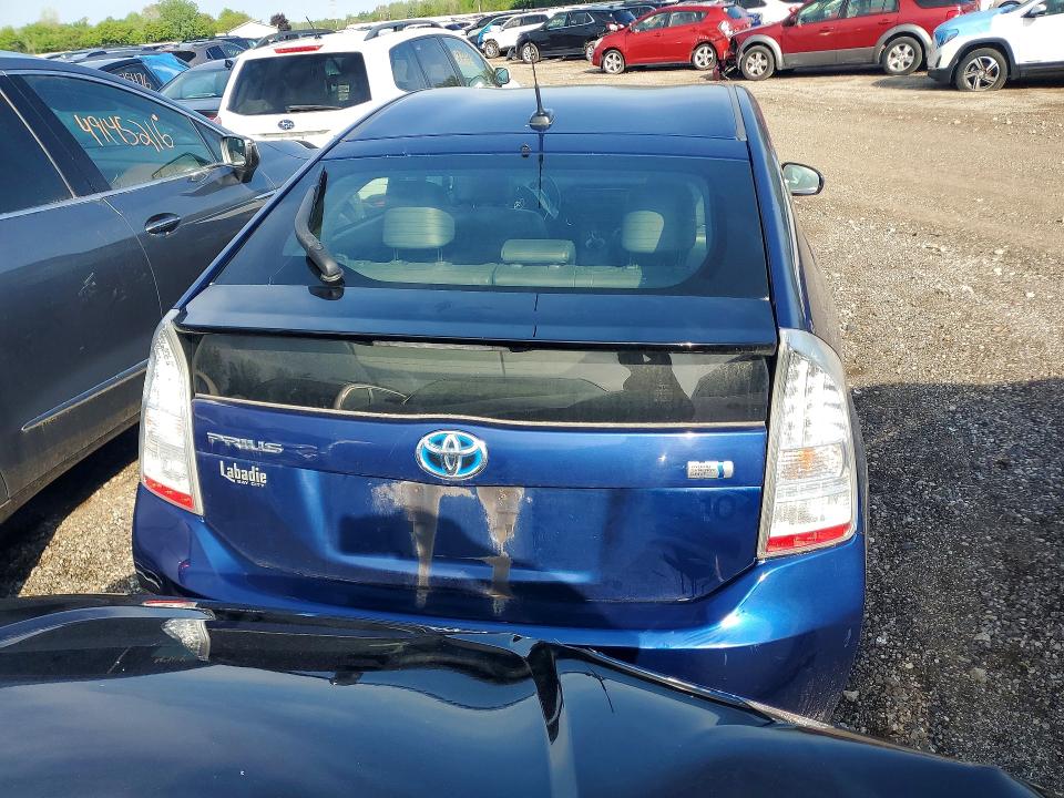 2011 Toyota Prius VIN JTDKN3DU4B1431284 COPART salvage auction — FRONT END, MI - CERTIFICATE OF TITLE, sold $250 on 2026-07-22 (photo 6)