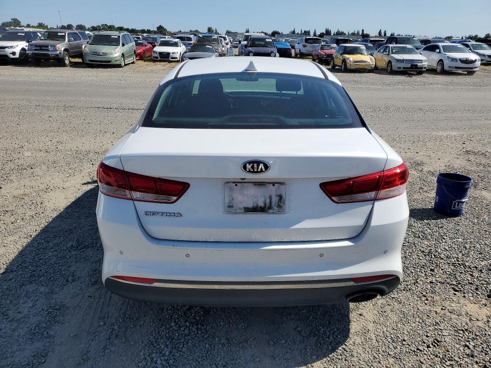2018 Kia Optima VIN 5XXGT4L3XJG263325 COPART salvage auction — FRONT END, CA - SALVAGE CERTIFICATE, sold $1,050 on 2026-07-28 (photo 6)