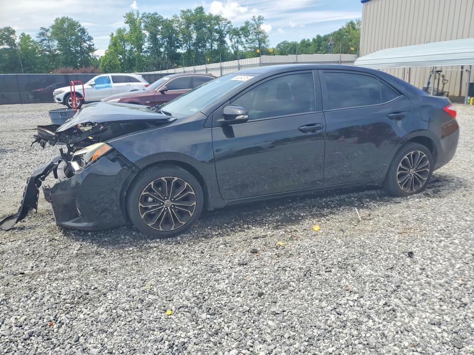 2015 Toyota Corolla VIN 5YFBURHEXFP281871 COPART salvage auction — FRONT END, SC - CERT OF TITLE-SALVAGE, sold $1,150 on 2026-07-06 (photo 1)