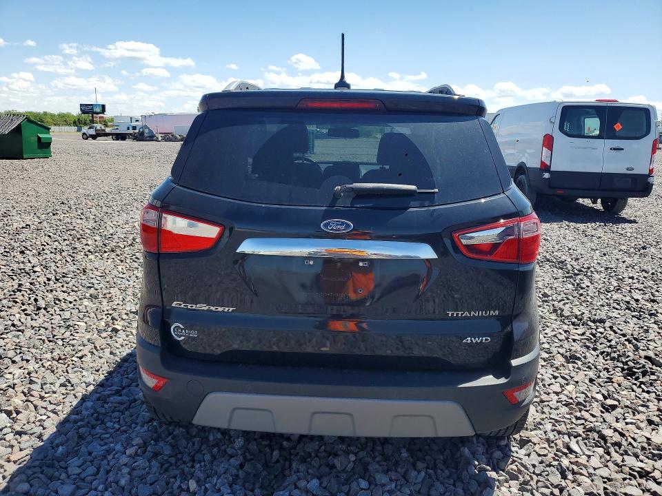 2018 Ford Ecosport VIN MAJ6P1WL7JC170195 COPART salvage auction — FRONT END, IN - CERT OF TITLE-SALVAGE TITLE, sold $950 on 2026-07-07 (photo 6)