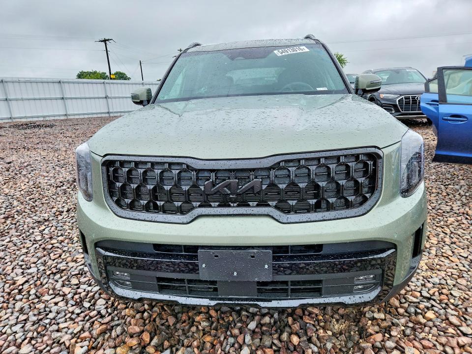 2025 Kia Telluride VIN 5XYP5DGC8SG670688 COPART salvage auction — HAIL, Mo - Salvage Certificate Of Title, sold $22,700 on 2026-07-27 (photo 5)