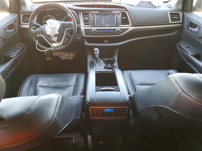2017 Toyota Highlander VIN 5TDDGRFH3HS036532 COPART salvage auction — FRONT END, Ca - Salvage Certificate, sold $8,000 on 2026-07-02 (photo 8)