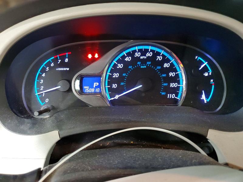2011 Toyota Sienna VIN 5TDYK3DC7BS166194 COPART salvage auction — FRONT END, Mn - Cert Of Title-Salvage, sold $2,650 on 2026-07-09 (photo 9)