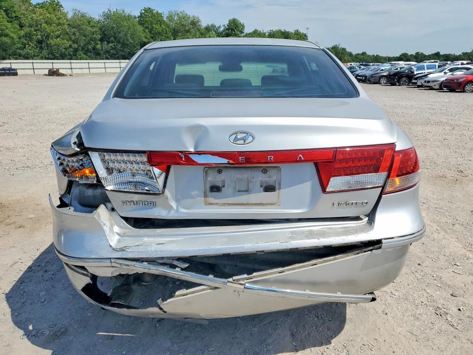2006 Hyundai Azera VIN KMHFC46F66A044832 COPART salvage auction — REAR END, OK - CERT OF TITLE-SALVAGE, sold $250 on 2026-07-16 (photo 6)