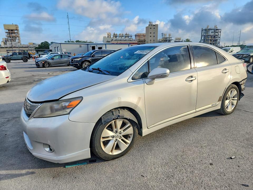 2011 Lexus Hs 250h VIN JTHBB1BA8B2043859 COPART salvage auction — REAR END, MS - CERTIFICATE OF TITLE, sold $1,850 on 2026-07-24 (photo 1)