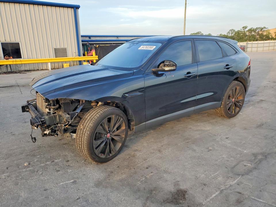 2020 Jaguar F-pace VIN SADCJ2FX1LA630798 COPART salvage auction — FRONT END, Fl - Cert Of Title Slvg Rebuildable, sold $950 on 2026-07-30 (photo 1)