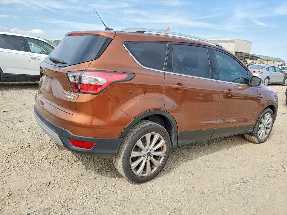 2017 Ford Escape VIN 1FMCU0JD2HUA77441 COPART salvage auction — HAIL, Ks - Cert Of Title-Salvage, sold $575 on 2026-07-02 (photo 3)