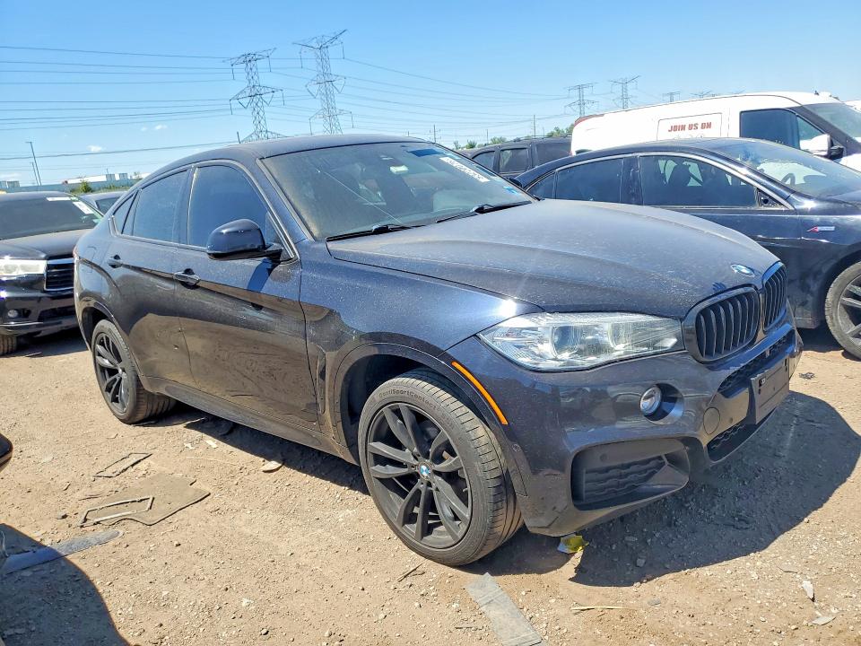 2017 BMW X6 VIN 5UXKU2C32H0U30055 COPART salvage auction — MINOR DENT/SCRATCHES, Il - Certificate Of Title (P), sold $9,700 on 2026-07-09 (photo 4)