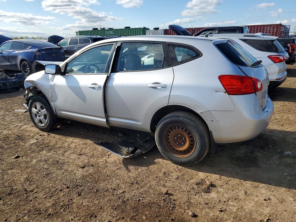 2009 Nissan Rogue sport VIN JN8AS58T19W041374 COPART salvage auction — FRONT END, Il - Salvage Certificate, sold $300 on 2026-07-14 (photo 2)