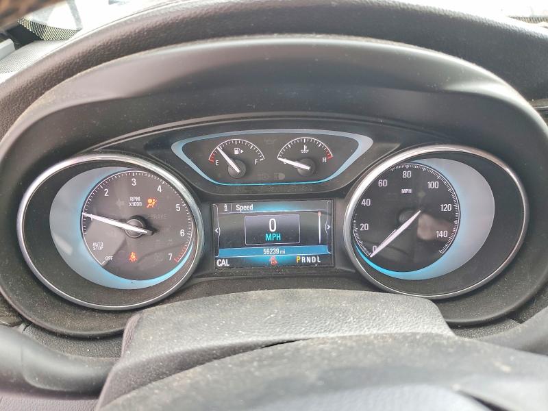2018 Buick Envision VIN LRBFX1SA9JD008320 COPART salvage auction — FRONT END, Il - Salvage Certificate, sold $2,000 on 2026-07-15 (photo 9)