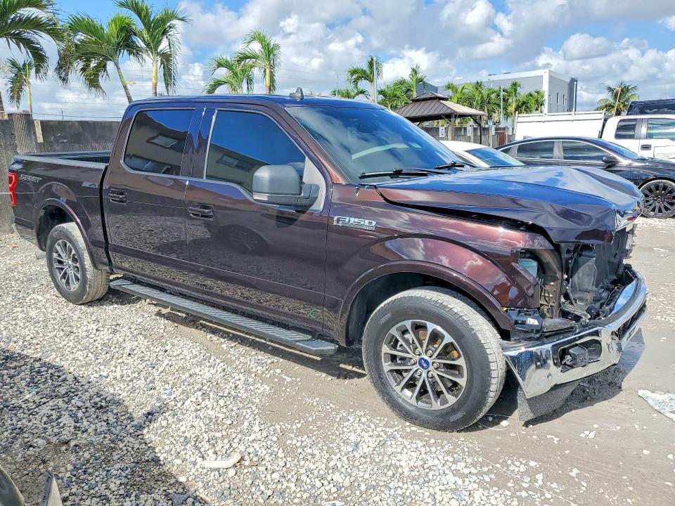 2019 Ford VIN 1FTEW1CP7KFB25080 COPART salvage auction — FRONT END, FL - CERT OF TITLE SLVG REBUILDABLE, sold $7,300 on 2026-07-02 (photo 4)