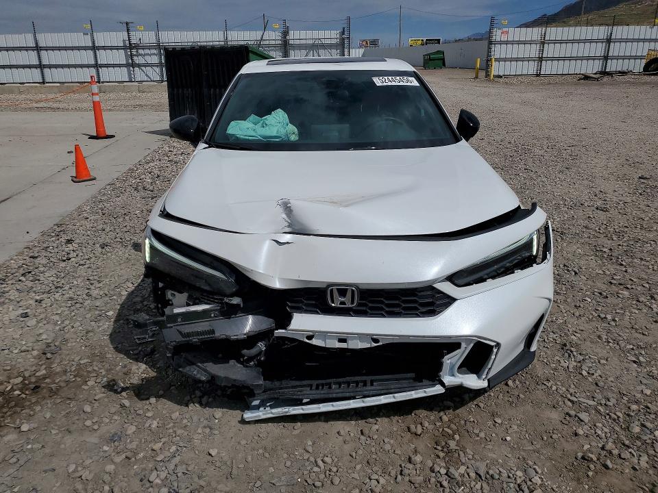 2025 Honda Civic VIN JHMFL4H89SX006245 COPART salvage auction — FRONT END, Ut - Salvage Certificate, sold $6,900 on 2026-07-20 (photo 5)