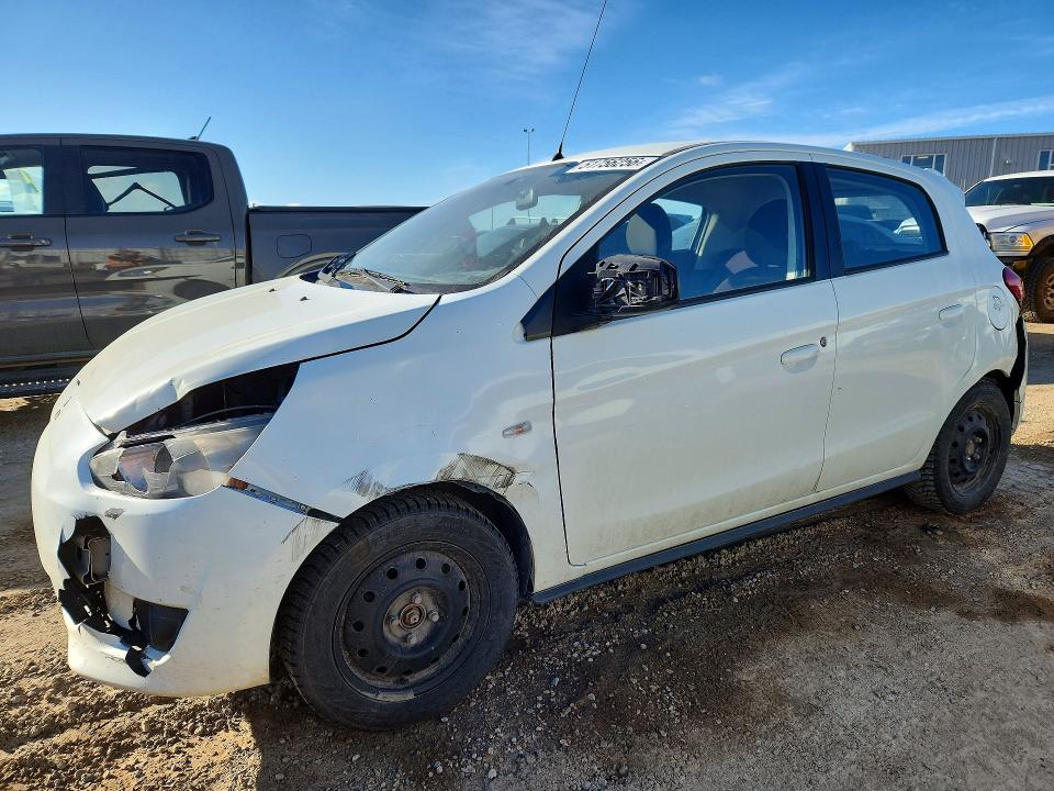 2014 Mitsubishi Mirage VIN ML32A4HJ1EH015452 — COPART salvage auction photo