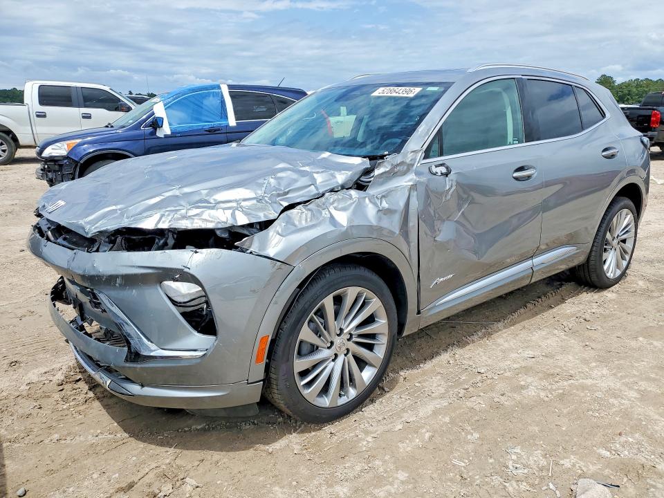 2025 Buick Envision VIN LRBFZME45SD010827 COPART salvage auction — FRONT END, AL - CERT OF TITLE-SALVAGE TITLE, sold $4,050 on 2026-07-21 (photo 1)