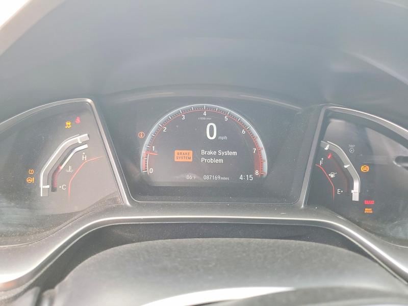 2019 Honda Civic VIN 2HGFC3A56KH750175 COPART salvage auction — REAR END, TX - CERTIFICATE OF TITLE, sold $5,400 on 2026-07-31 (photo 9)