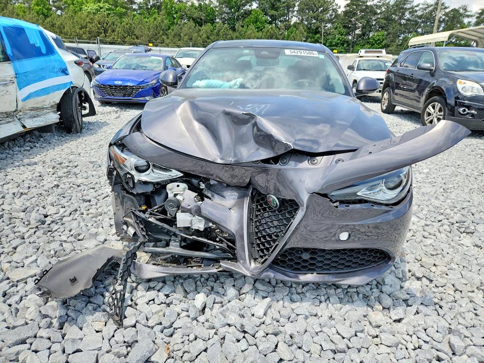 2021 Alfa romeo VIN ZARFANAN0M7644910 COPART salvage auction — FRONT END, Ga - Certificate Of Title, sold $1,800 on 2026-07-14 (photo 5)
