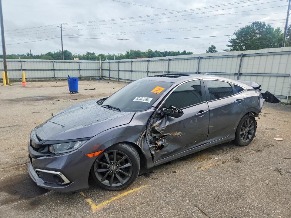 2019 Honda Civic VIN JHMFC1F33KX005016 COPART salvage auction — FRONT END, GA - CERT OF TITLE-SALVAGE, sold $1,350 on 2026-07-30 (photo 1)