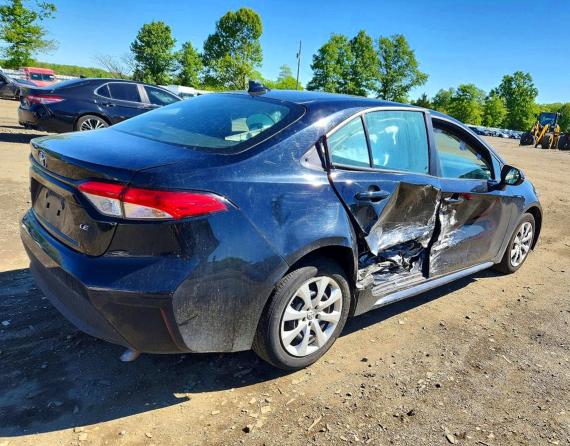 2024 Toyota Corolla VIN 5YFB4MDE3RP129136 COPART salvage auction — SIDE, NJ - CERT OF TITLE-SALVAGE, sold $2,600 on 2026-07-27 (photo 3)