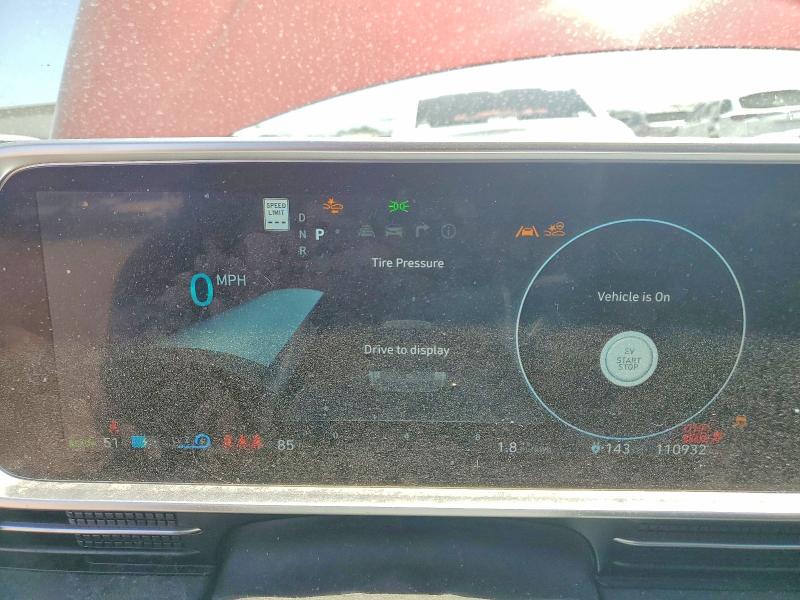2023 Hyundai Ioniq 6 VIN KMHM34AA2PA022783 COPART salvage auction — REAR END, Ks - Cert Of Title-Salvage, sold $100 on 2026-07-09 (photo 9)