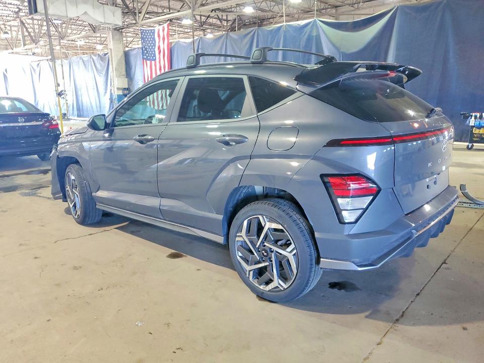 2025 Hyundai Kona VIN KM8HBCA35SU200595 COPART salvage auction — FRONT END, Mi - Cert Of Title-Salvage Vehicle, sold $9,500 on 2026-08-18 (photo 2)