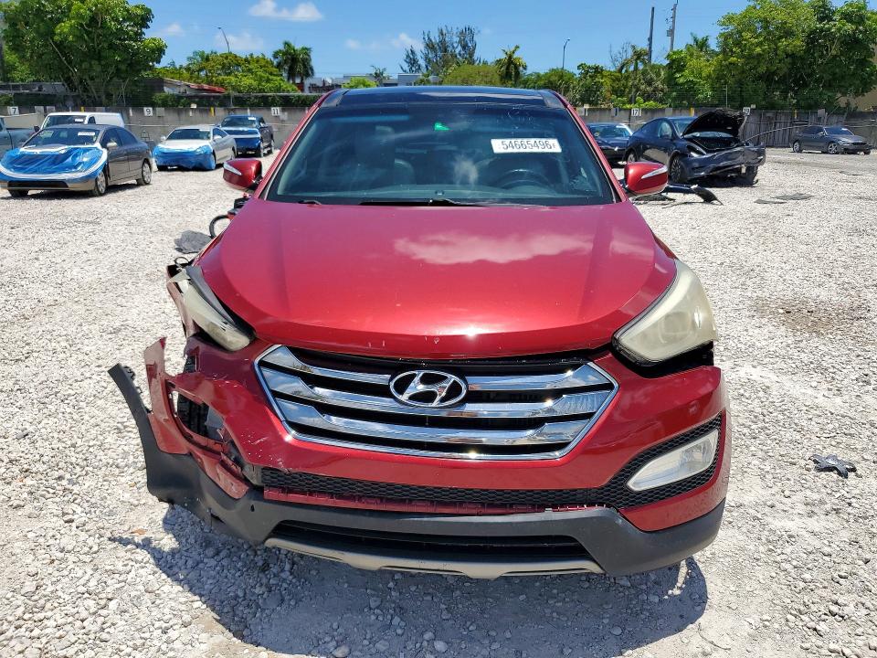 2013 Hyundai Santa fe VIN 5XYZW3LA9DG066669 COPART salvage auction — FRONT END, Fl - Cert Of Title Slvg Rebuildable, sold $1,850 on 2026-07-31 (photo 5)