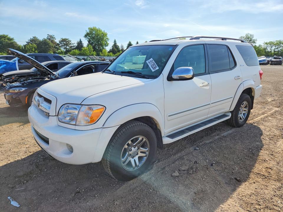 2007 Toyota Sequoia VIN 5TDBT48A17S278529 COPART salvage auction — REAR END, Il - Salvage Certificate, sold $1,150 on 2026-07-07 (photo 1)