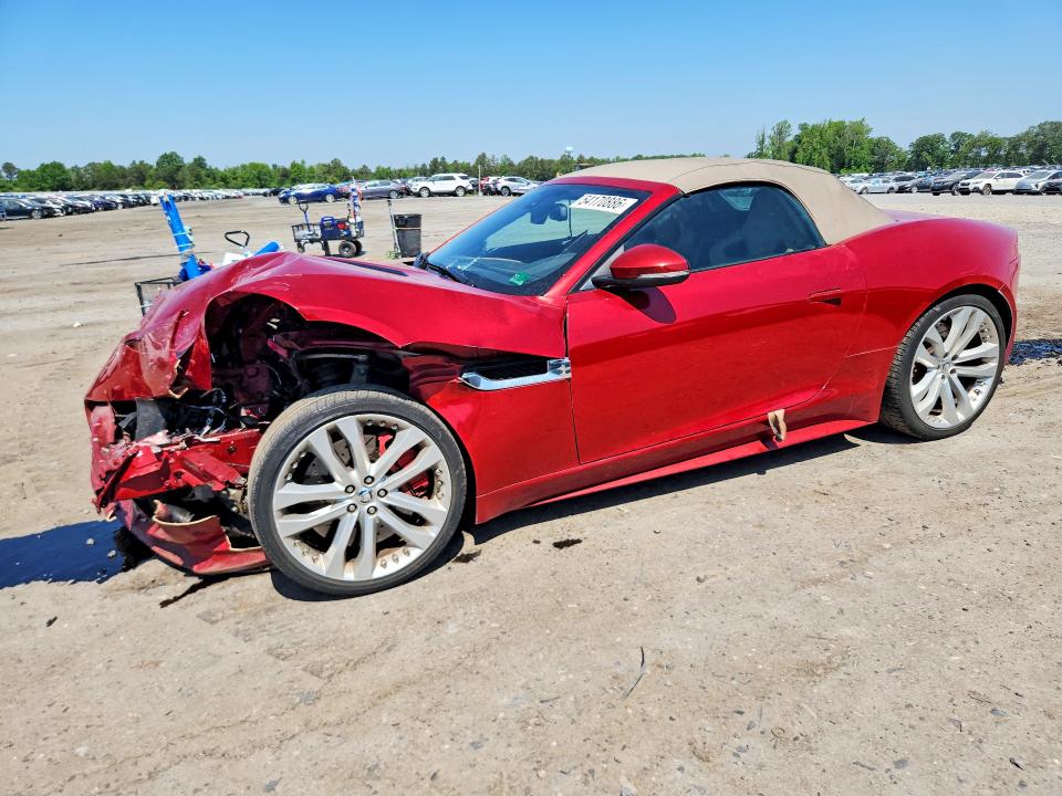 2014 Jaguar F-type VIN SAJWA6GLXEMK04591 — COPART salvage auction photo