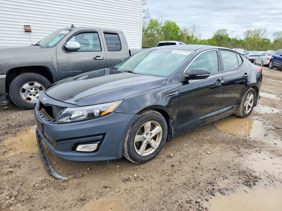 2015 Kia Optima VIN 5XXGM4A78FG467633 COPART salvage auction — HAIL, Oh - Certificate Of Title, sold $325 on 2026-07-08 (photo 1)