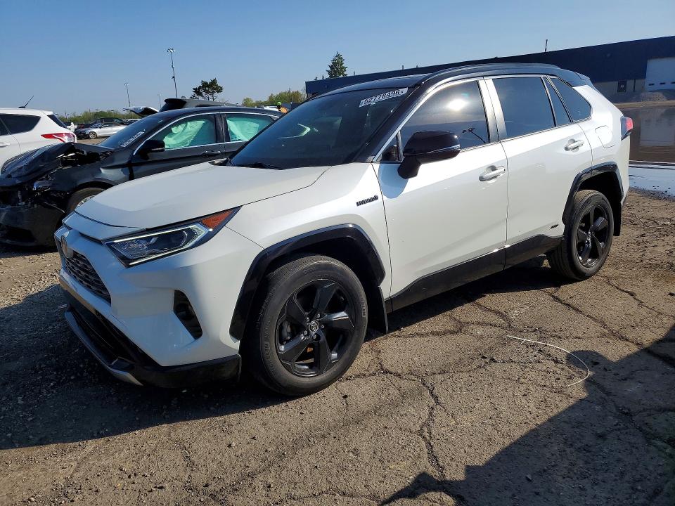 2019 Toyota VIN JTMEWRFV9KJ021793 COPART salvage auction — FRONT END, MI - CERTIFICATE OF TITLE, sold $14,600 on 2026-07-31 (photo 1)