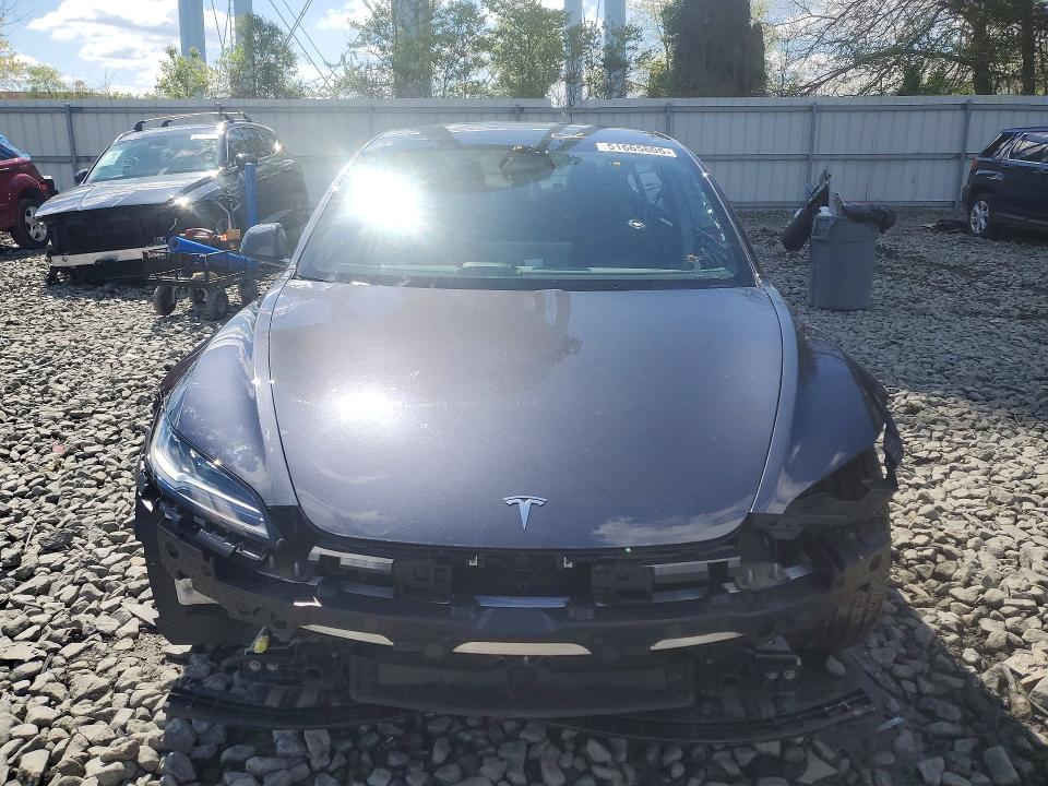 2024 Tesla VIN 5YJ3E1EB3RF801146 COPART salvage auction — ROLLOVER, Nj - Cert Of Title-Salvage, sold $14,100 on 2026-07-13 (photo 5)