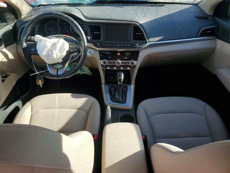 2019 Hyundai Elantra VIN KMHD84LF8KU781939 COPART salvage auction — FRONT END, Ca - Salvage Certificate, sold $2,000 on 2026-07-02 (photo 8)
