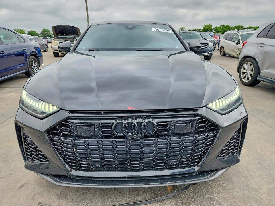 2022 Audi VIN WUAPCBF25NN905650 COPART salvage auction — SIDE, Tx - Salvage Vehicle Title, sold $39,500 on 2026-07-23 (photo 5)