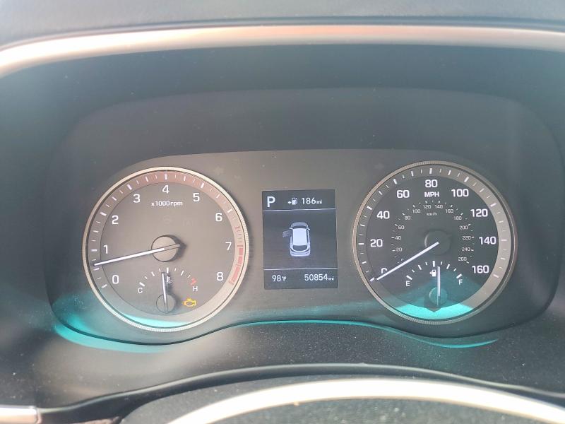 2020 Hyundai Tucson VIN KM8J23A45LU130351 COPART salvage auction — FRONT END, FL - CERT OF TITLE SLVG REBUILDABLE, sold $4,250 on 2026-07-02 (photo 9)