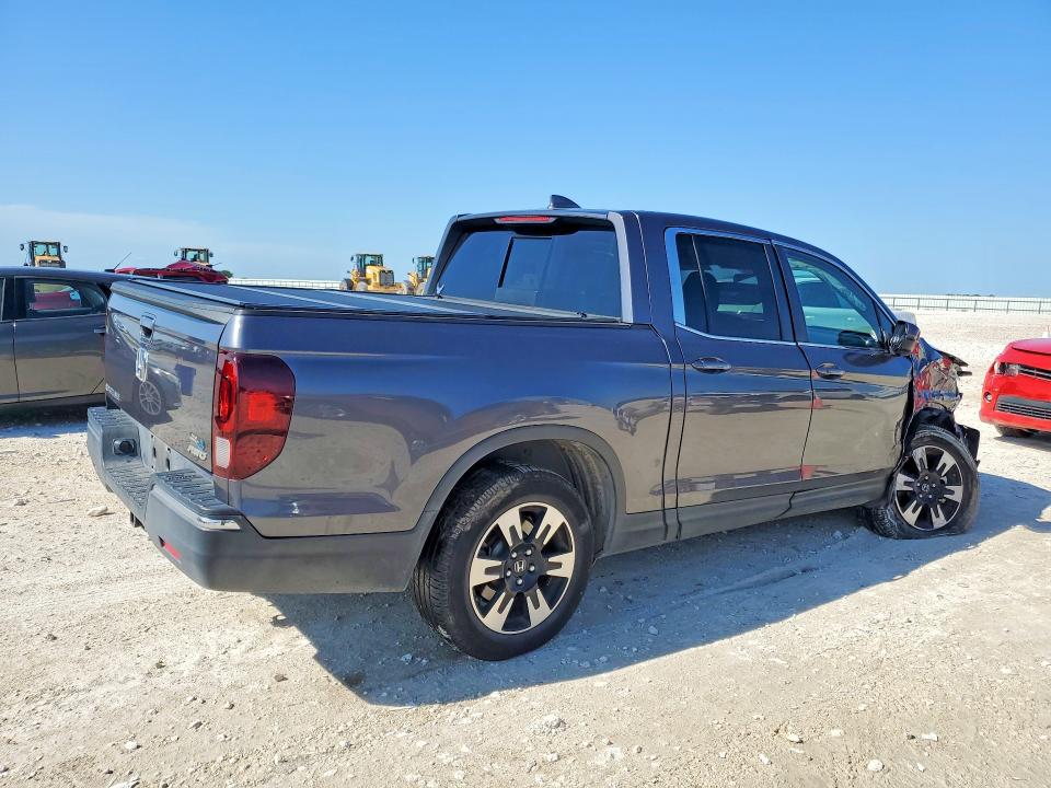 2020 Honda Ridgeline VIN 5FPYK3F52LB019177 COPART salvage auction — FRONT END, Tx - Salvage Vehicle Title, sold $5,100 on 2026-07-09 (photo 3)