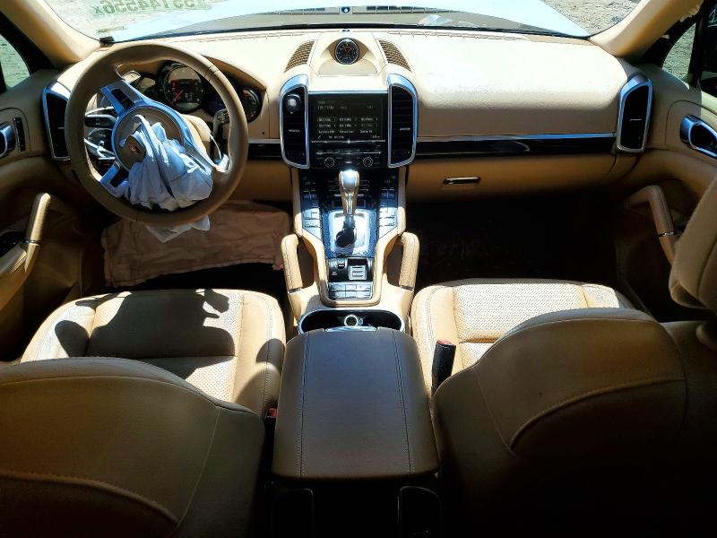 2014 Porsche Cayenne VIN WP1AA2A23ELA95915 COPART salvage auction — FRONT END, Tx - Salvage Vehicle Title, sold $1,350 on 2026-07-28 (photo 8)