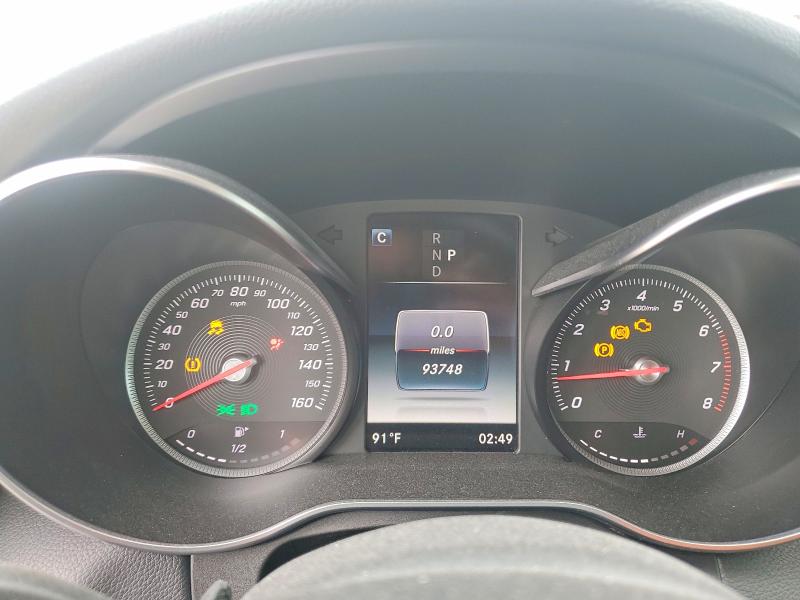 2018 Mercedes-benz C-klasse VIN 55SWF4JB1JU264295 COPART salvage auction — FRONT END, Tx - Salvage Vehicle Title, sold $4,100 on 2026-07-09 (photo 9)