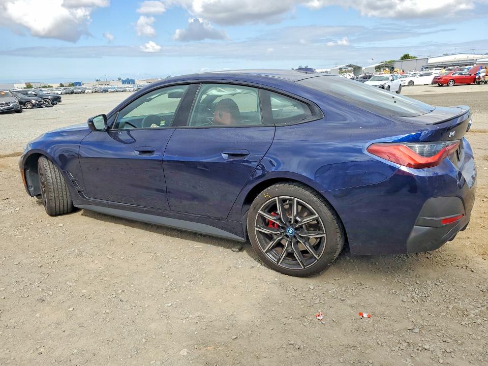 2023 BMW I4 VIN WBY73AW03PFN46137 COPART salvage auction — FRONT END, Ca - Salvage Certificate, sold $13,100 on 2026-07-31 (photo 2)