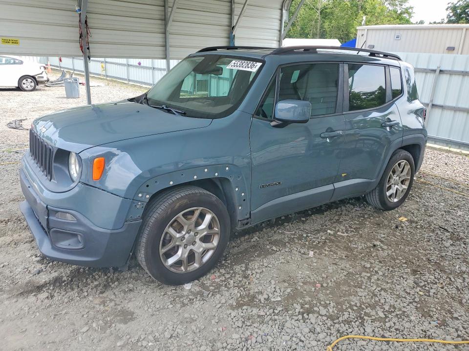 2017 Jeep Renegade VIN ZACCJABB6HPE72174 COPART salvage auction — FRONT END, Ga - Cert Of Title-Salvage, sold $1,950 on 2026-07-21 (photo 1)