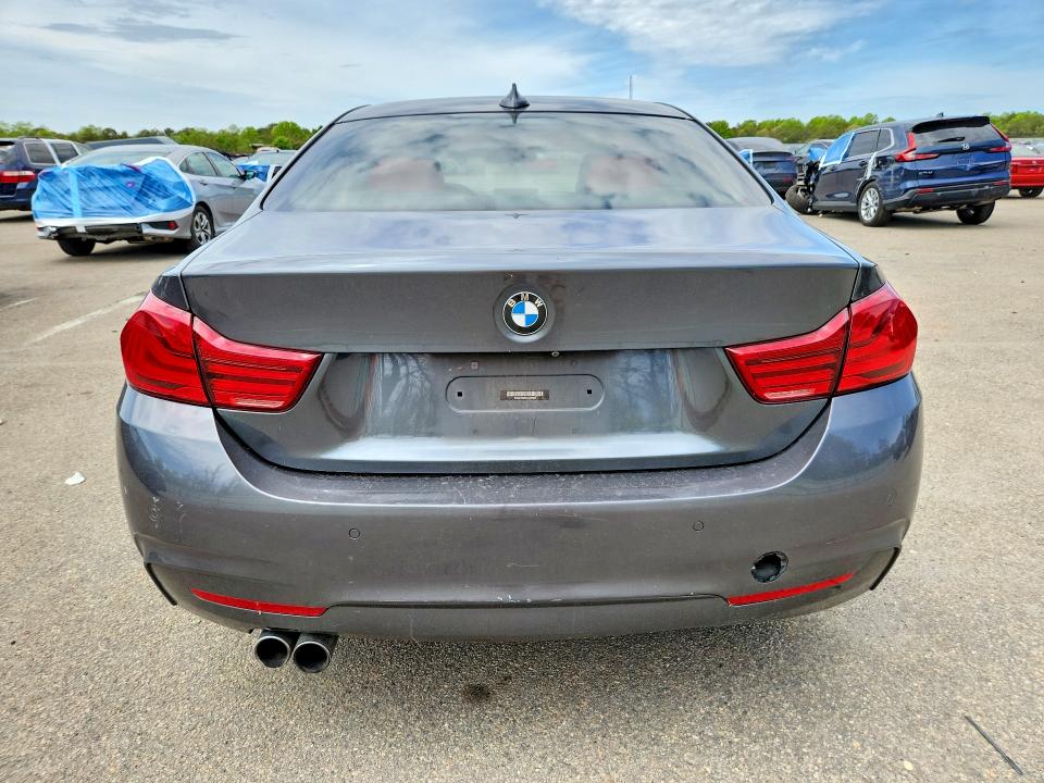 2018 BMW 4er VIN WBA4W5C58JAA66926 COPART salvage auction — WATER/FLOOD, Ny - Mv907A-Flood Salvage, sold $4,100 on 2026-07-13 (photo 6)