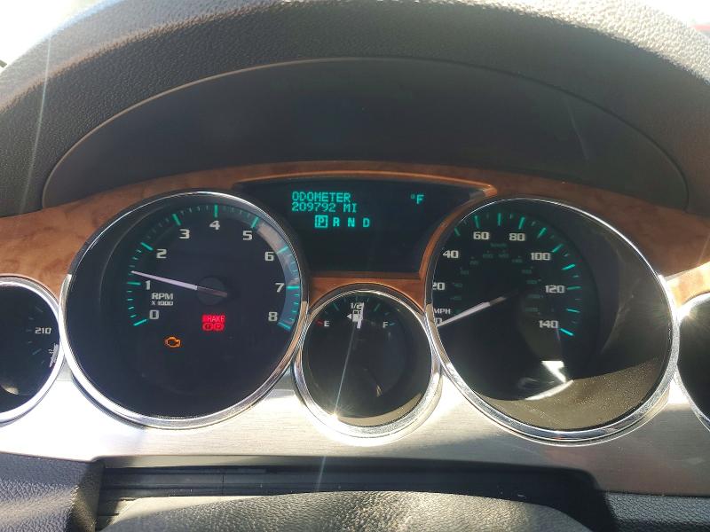 2010 Buick Enclave VIN 5GALVCED6AJ137307 COPART salvage auction — FRONT END, MO - SALVAGE CERTIFICATE OF TITLE, sold $550 on 2026-07-02 (photo 9)