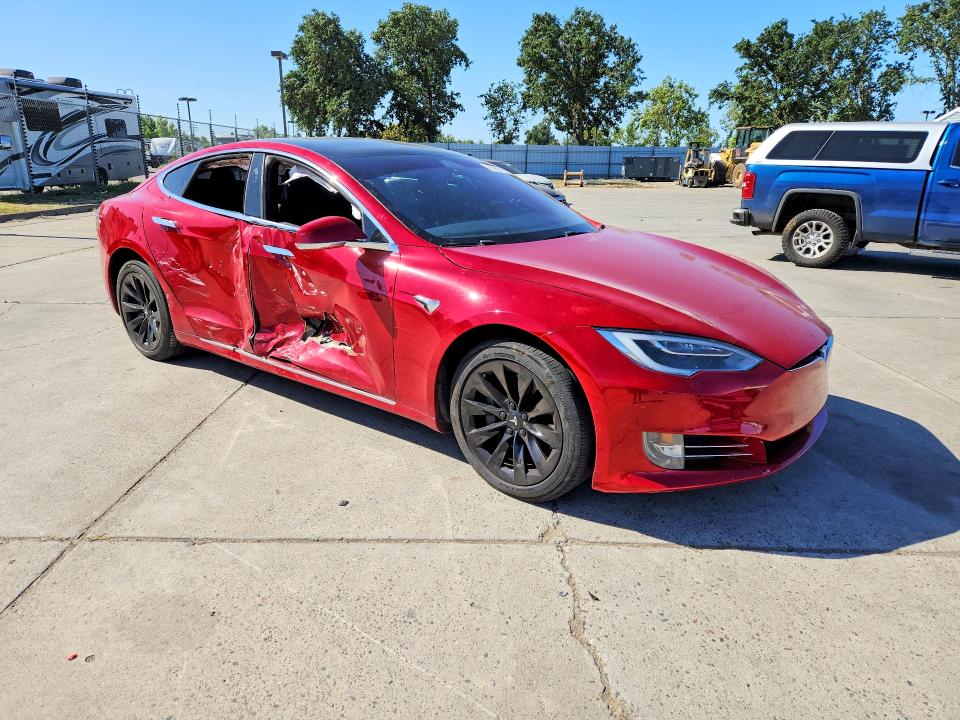 2018 Tesla Model s VIN 5YJSA1E21JF278575 COPART salvage auction — SIDE, Ca - Salvage Certificate, sold $5,300 on 2026-07-20 (photo 4)