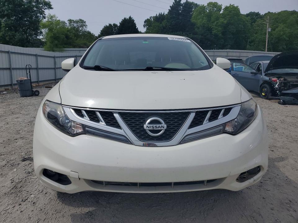 2014 Nissan Murano VIN JN8AZ1MU3EW419496 COPART salvage auction — FRONT END, Nc - Salvage Certificate Of Title, sold $825 on 2026-07-15 (photo 5)