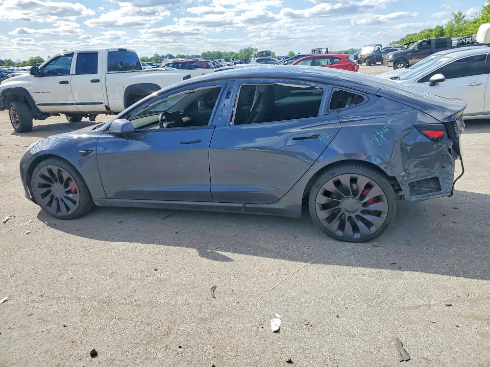 2021 Tesla VIN 5YJ3E1EC9MF850109 COPART salvage auction — REAR END, Mo - Salvage Certificate Of Title, sold $175 on 2026-07-24 (photo 2)