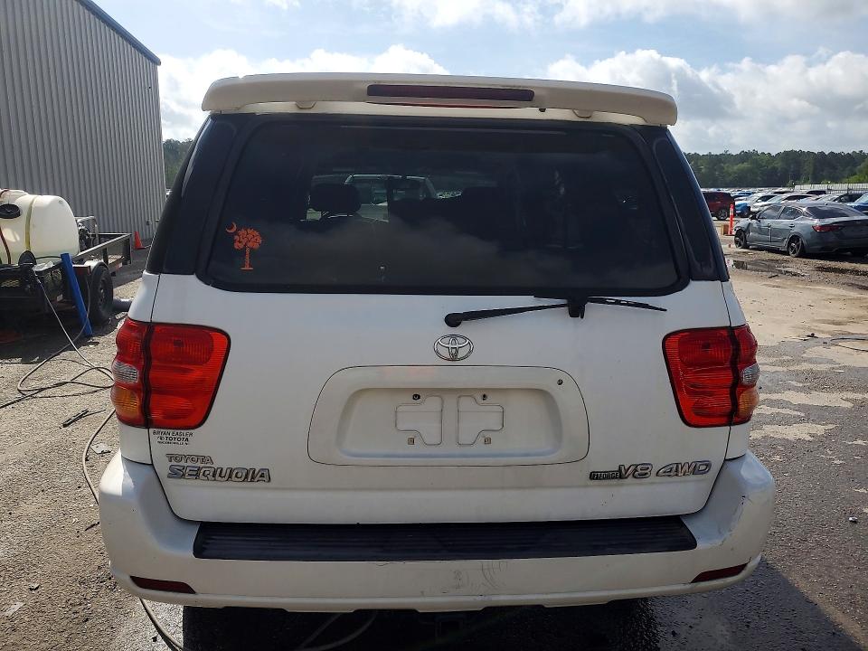 2003 Toyota Sequoia VIN 5TDBT48A53S184227 COPART salvage auction — FRONT END, Sc - Cert Of Title-Salvage, sold $1,350 on 2026-07-06 (photo 6)