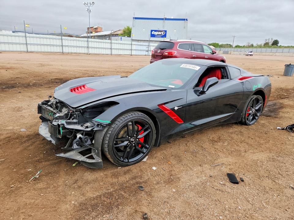 2014 Chevrolet Corvette VIN 1G1YF2D72E5131602 — COPART salvage auction photo