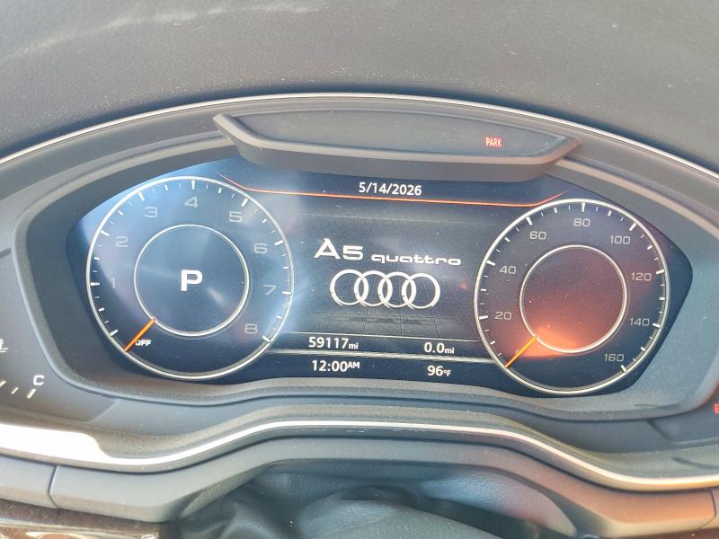 2018 Audi A5 VIN WAU2NGF5XJN004399 COPART salvage auction — SIDE, Az - Cert Of Title - Salvage, sold $5,500 on 2026-07-09 (photo 9)